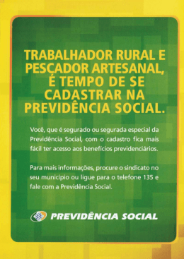 Manual da Previdência Social: um direito de todos e de todas