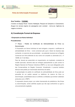 Inicio de Actividade