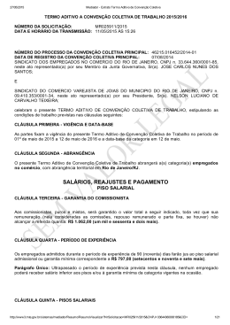 SAL&Aacute;RIOS, REAJUSTES E PAGAMENTO