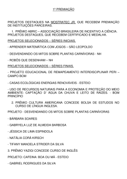 1&ordf; premia&ccedil;&atilde;o