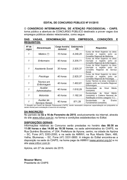 Edital de Concurso Público - InfoVR