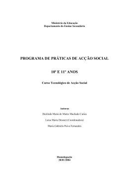 Pr&aacute;ticas de Ac&ccedil;&atilde;o Social - Dire&ccedil;&atilde;o