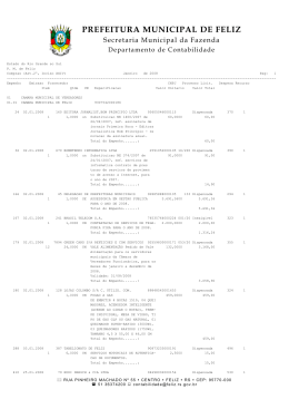 PREFEITURA MUNICIPAL DE FELIZ - Governo do Estado do Rio