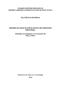 Elabora&ccedil;&atilde;o da Segunda Comunica&ccedil;&atilde;o Nacional do Brasil