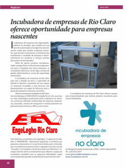 Incubadora de empresas de Rio Claro oferece oportunidade para
