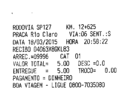 ROOOWJIA SP12? KM. 12+525 PRACA Rio Claro VIA:O&otilde; SENT. :S