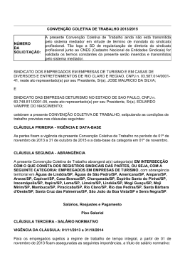 Rio Claro - Sindetur