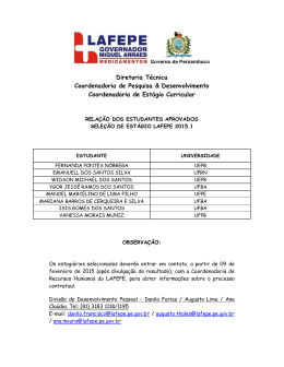 Diretoria T&eacute;cnica Coordenadoria de Pesquisa