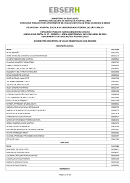 Anexo III do Edital n&ordm; 17