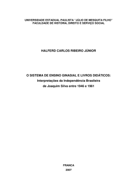 HALFERD CARLOS RIBEIRO JÚNIOR O SISTEMA DE