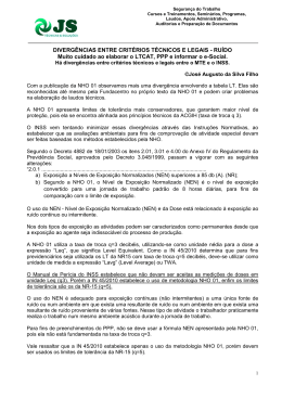 Diverg&ecirc;ncia entre MTE e o INSS