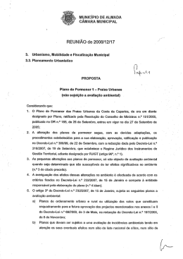 Proposta Reuni&atilde;o C&acirc;mara 17/12/2008