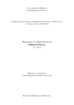 LDLP350 Direito Fiscal(Year 2014/2015)