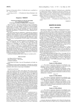 Diário da República, 2.ª série — N.º 85 — 3 de Maio de 2011