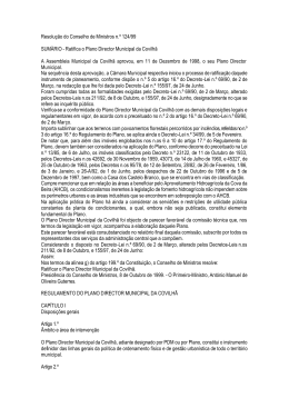 Regulamento do PDM da Covilh&atilde; - uBibliorum