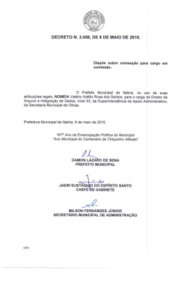 3058-2015 Nomeia Valerio Adelio Rosa dos Santos