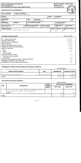nome: fi.oriza rosa dos santos imposto de renda - pessoa fisica