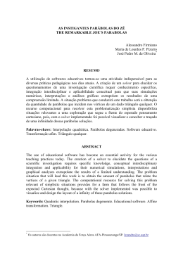 As instigantes par&aacute;bolas do Z&eacute;