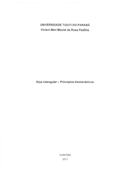 alca retangular principios biomecanicos - TCC On-line