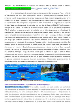 MANUAL SUPER CAPA PISCINA 300kg LONA LONEIRO PPPE