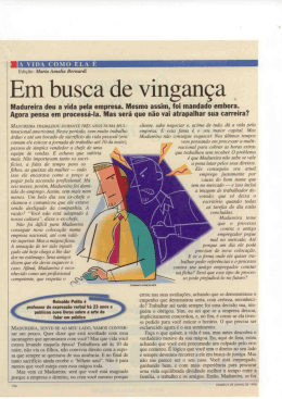 Em busca dc Vingan&ccedil;a `