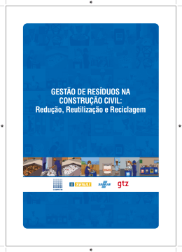 GEST&Atilde;O DE RES&Iacute;DUOS NA CONSTRU&Ccedil;&Atilde;O CIVIL: Redu&ccedil;&atilde;o