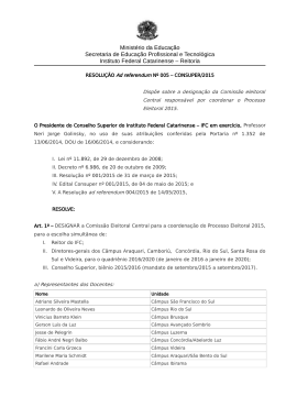 Designa a Comiss&atilde;o Eleitoral Central CEC - Consuper