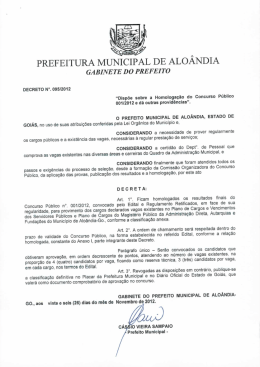PREFEITURA MUNICIPAL DE ALOÁNDIA