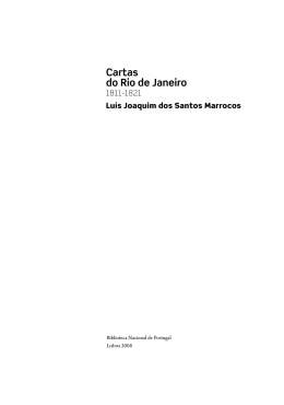 Consulte a obra Cartas do Rio de Janeiro 1811-1821