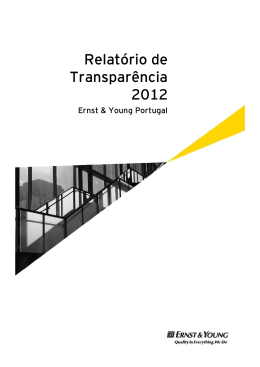 Relatório de Transparência 2012