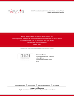 Pol&iacute;ticas p&uacute;blicas, forma&ccedil;&atilde;o de professores e a articula&ccedil;&atilde;o escolar