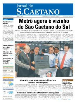s.caetano - Jornal de S&atilde;o Caetano