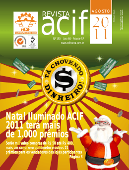 natal iluminado acif 2011 - Associação do Comércio e Indústria de
