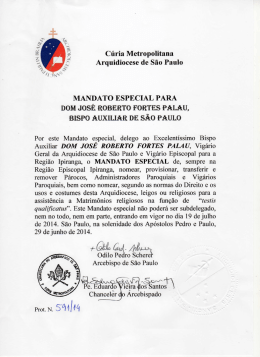 C&uacute;ria Metropolitana - Arquidiocese S&atilde;o Paulo