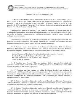 Portaria n.&ordm; 267 de 21/09/2009