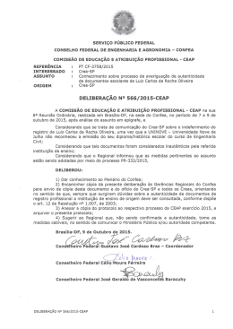 SERVIÇO PÚBLICO FEDERAL.