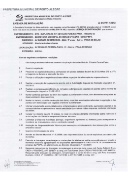 PREFEITURA MUNICIPAL DE PORTO ALEGRE