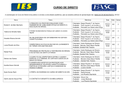 CURSO DE DIREITO