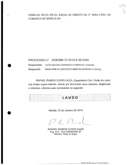 DE DIREITO DA 3&deg; VARA C&Iacute;VEL DA COMARCA DE MAR&Iacute;LIA~SP
