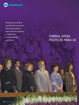 FURNAS ap&oacute;ia pol&iacute;ticas para as mulheres