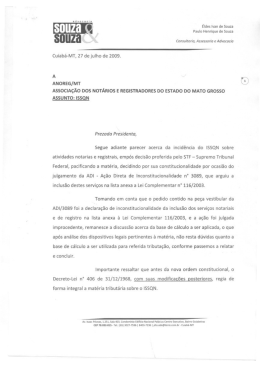 Parecer Jurídico elaborado pelo renomado Dr. Paulo Henrique de