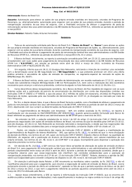 Processo Administrativo CVM nº RJ2013/1239 Reg. Col. nº 8612