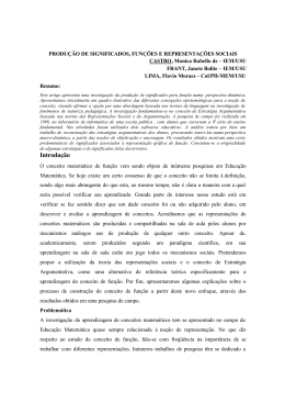 produ&ccedil;&atilde;o de significados, fun&ccedil;&otilde;es e representa&ccedil;&otilde;es sociais