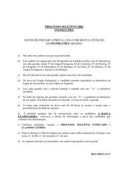 Provas Anteriores