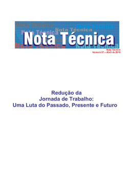 Redução da Jornada de Trabalho: Uma Luta do Passado