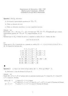 4a. Provinha (arquivo pdf) - IME-USP