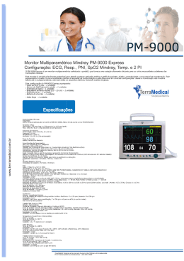 Monitor Multiparamétrico Mindray PM-9000 Express