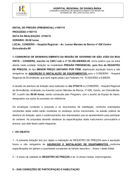 HOSPITAL REGIONAL DE DIVINOL&Acirc;NDIA EDITAL DE