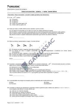 Quimica 1a Serie1a EtapaAtomistica