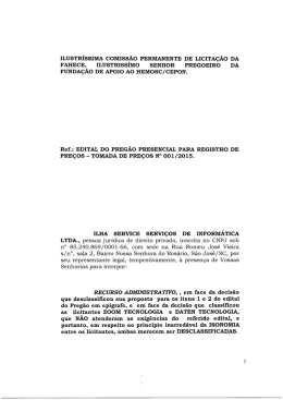 Recurso Administrativo - Ilha Service